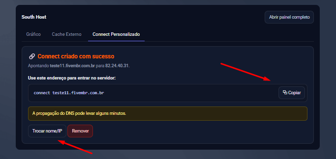 Alterar o Connect Personalizado no FiveM — South Host