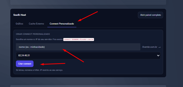 Criar o Connect Personalizado no FiveM — South Host